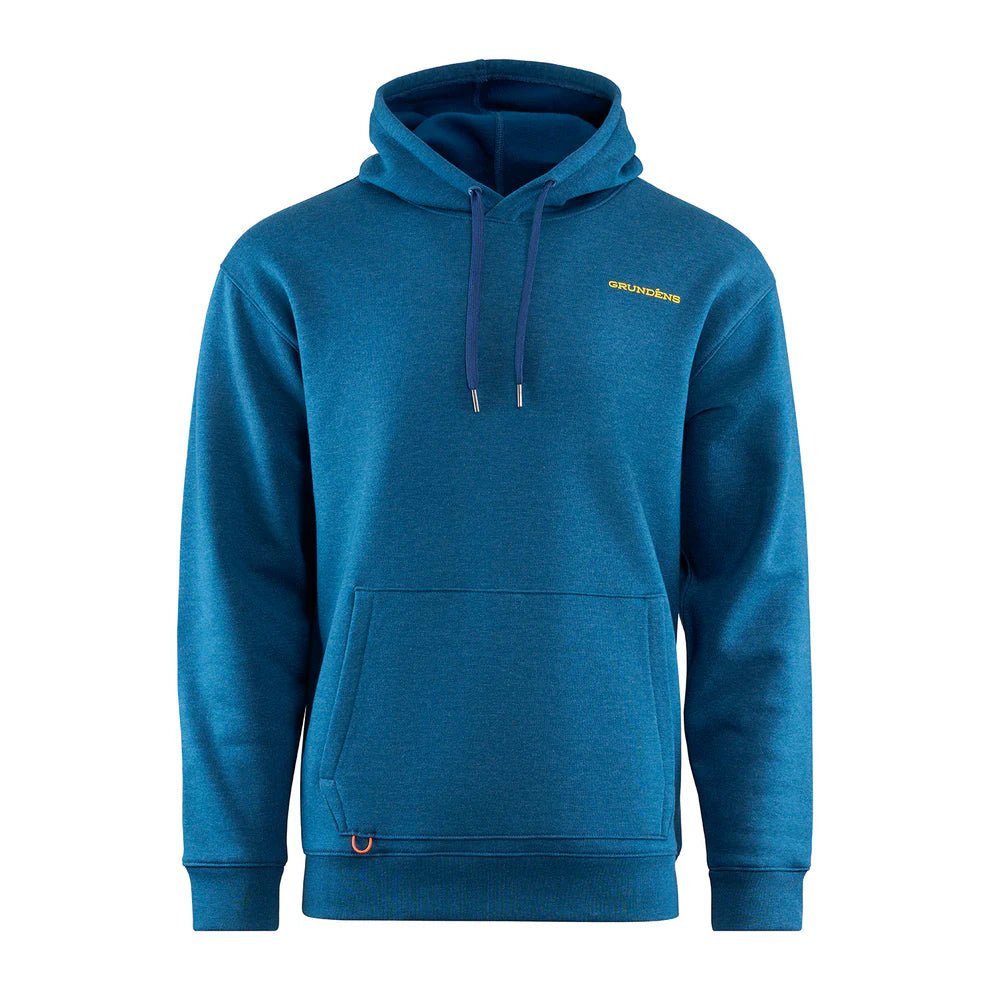 Grundens Displacement DWR Hoodie - Anchor Navy Heather - Steveston Marine and Hardware