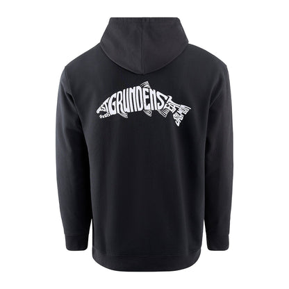 Grundens Salmon Eat Your Words DWR HD Hoodie - 50518