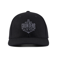 Grundens Logo Anchor Wool Trucker (50528)