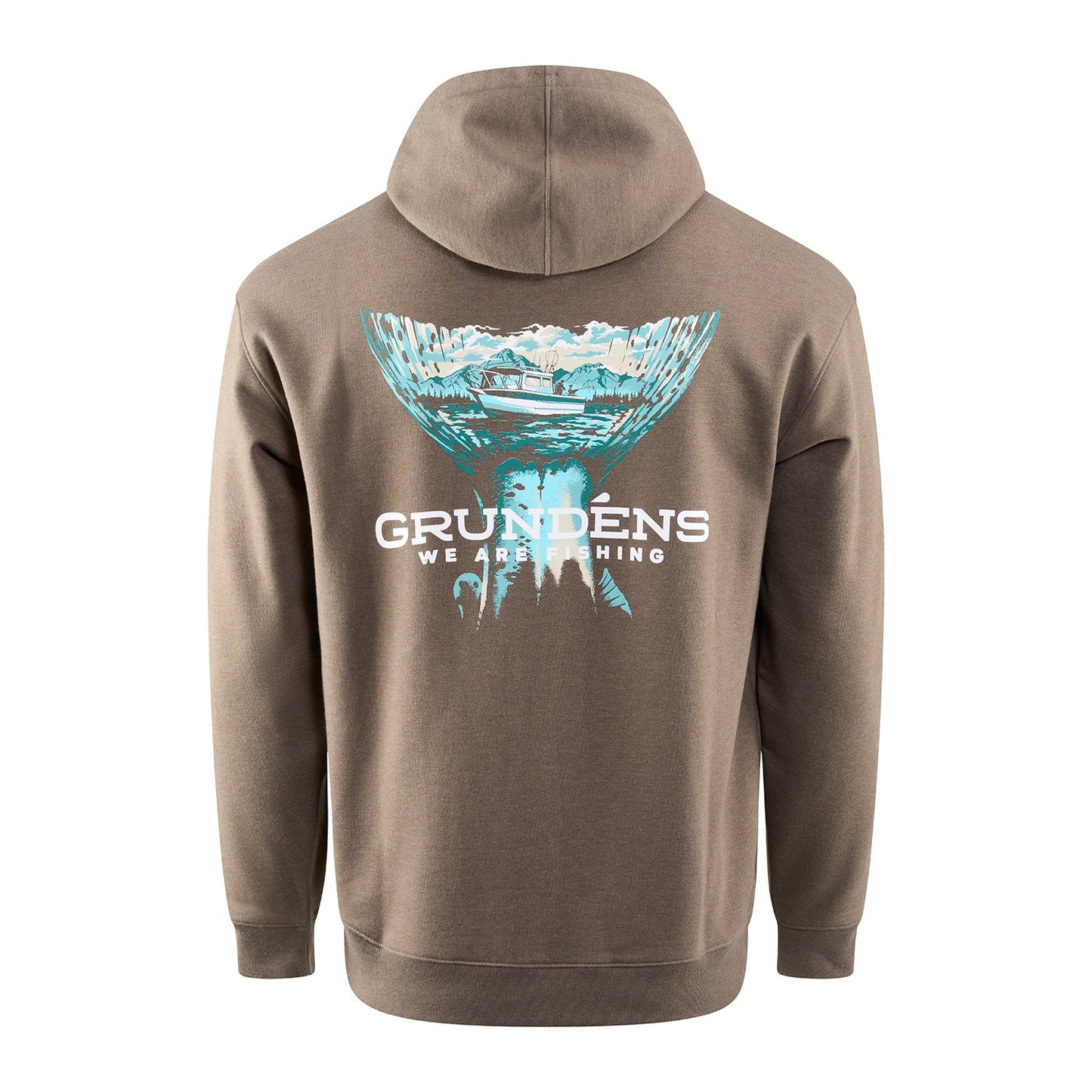 Grundens Salmon Tailscape Hoodie - 50530