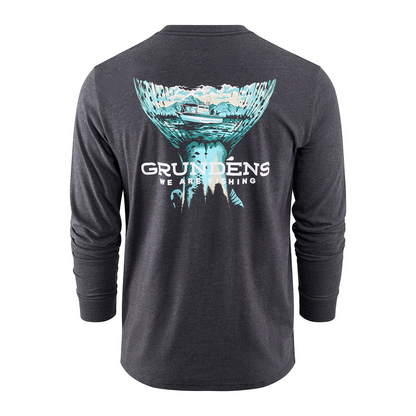 Grundens Salmon Tailscape LS T-Shirt (50531)