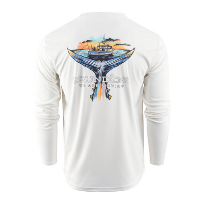 Grundens Tuna Tailscape LS Tech Tee (50537)