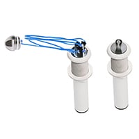 Lalizas Flushmount Safety Rope Ladder, 3 steps