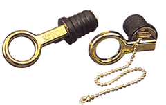 seadog drain plug 1" snap w/chain