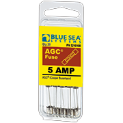 Blue Sea Systems Fuse AGC 5A Pack 25 - 5210100