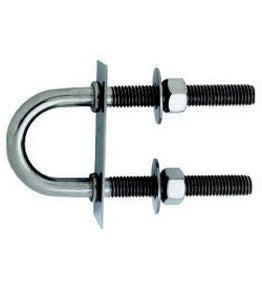 Attwood Bow Eye 3/8 X 2-9/16 Sm.Plate