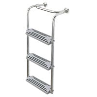Lalizas Foldable Bow Ladder, 3 Steps, Inox 316, 90ï¿½Â° - 180ï¿½Â°, L735xW325mm - Steveston Marine and Hardware
