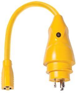 Marinco Adapter Eel 30A Male 15A Fem-P3015