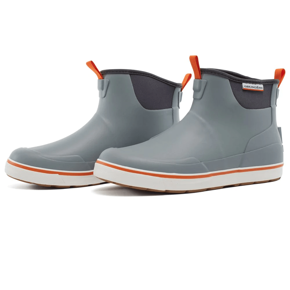 Grundens Deck - Boss Ankle Boot - Monument - Grey - Steveston Marine and Hardware