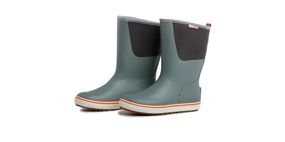 Grundens 12 Inch Deck Boot - Monument Grey - Size 11