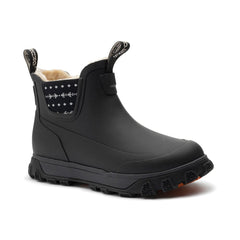 Grundens Women's Deviation Sherpa Ankle Boot - Black - Steveston Marine and Hardware