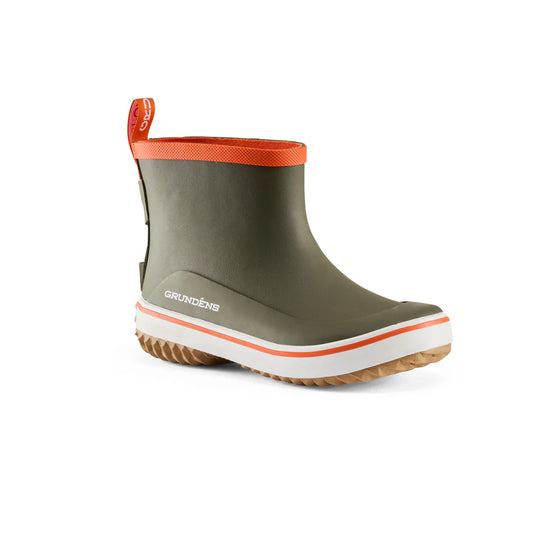 Grundens Kid's Guppy Rain Boots - Olive Green