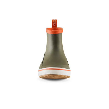 Grundens Kid's Guppy Rain Boots - Olive Green - Steveston Marine and Hardware