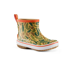 Grundens Kid's Guppy Rain Boots - Fish Camo - Steveston Marine and Hardware