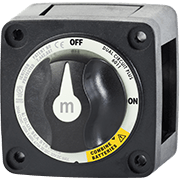 m - Series Mini Dual Circuit Plusâ„¢ Battery Switch - Black - 6011200 - Steveston Marine and Hardware