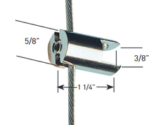 Johnson Hardware Glass Shelf Fitting