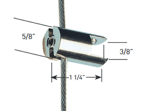 C.S. Johnson Marine Hardware Glass Shelf Fitting - Steveston Marine and Hardware