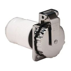 Marinco Inlet Hull 50A 125V Ss - 6371ELB - Steveston Marine and Hardware