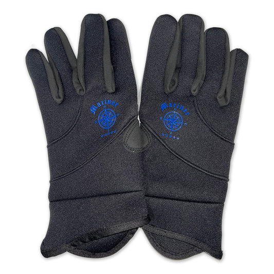 Mariner Full Fingers Neop Sailing Gloves Black/Gray Size S - 641013