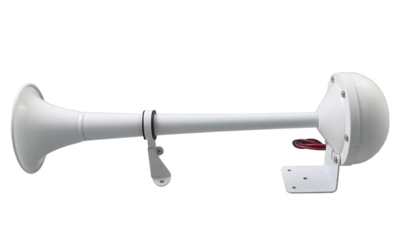 Victory Electric Trumpet Horn Single - AA15019WH - Steveston Marine and Hardware