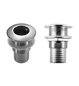 Attwood Thru-Hull Connector Stainless Steel 2 W/Gas