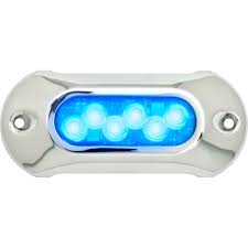 Attwood U/Water 6-Led Blue-Prem Cover