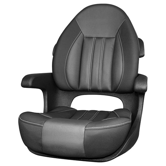 Tempress Probax Captains Boat Seat Black/Charcoal/Carbon - 68360