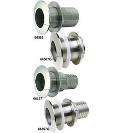 Attwood Barbed Stainless Steel Scup Valve 1-1/2