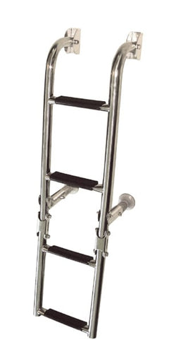Lalizas Foldable Ladder, 1+2 steps, Inox 316, 90â°, L760xW205mm