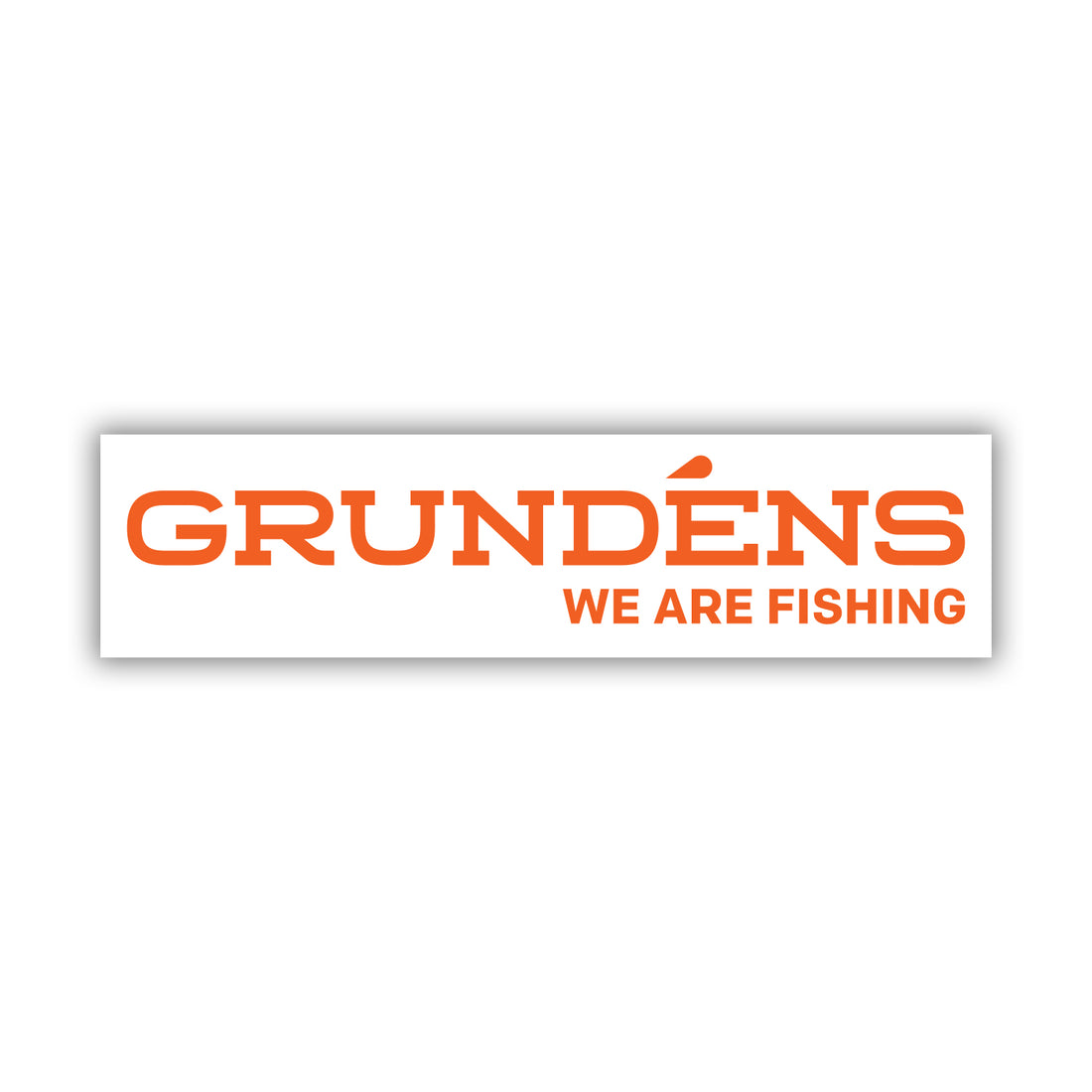 Grundens We Are Fishing Sticker (70120)