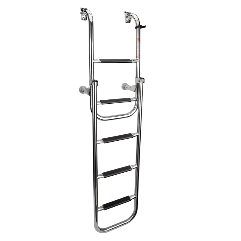 Lalizas Foldable Ladder, 2+3 steps, Inox 316, 90‰�¡, L 53'' x W 11'' (1325 x 280 mm)