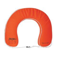 lalizas horseshoe lifebuoy ''quick rd'',142n, orange