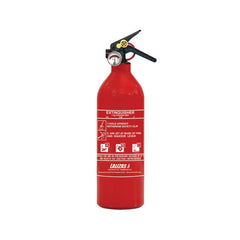 Lalizas Fire Extinguisher Dry Powder 1kg, Stored Pressure w/ Bracket, MED (EN, FR, DE) - Steveston Marine and Hardware