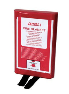 Lalizas Fire Blanket 39 3/8'' x 39 3/8'' (100x100cm) in a PVC Case - Steveston Marine and Hardware