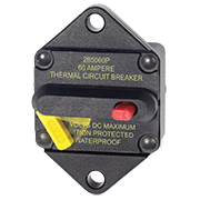 Blue Sea Systems 285 - Series Circuit Breaker - Panel Mount 60A - 7084 - Steveston Marine and Hardware