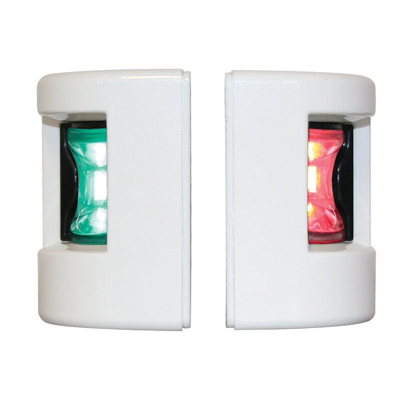 Lalizas FOS LED 12 Starboard & Port Lights 112,5Â°, Set, w/ White Housing - Steveston Marine and Hardware