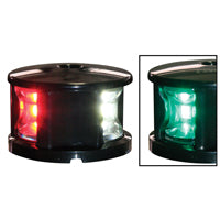 Lalizas FOS LED 12 Tri-colour Light, w/ Black Housing