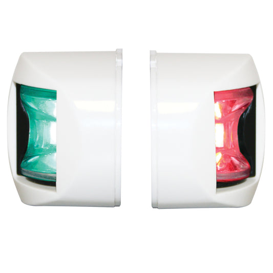 Lalizas FOS LED 12 Starboard & Port Lights 112,5°, Side mounted, Set, w/ White Housing