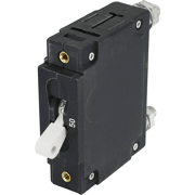 Blue Sea Systems C - Series White Toggle Circuit Breaker - Single Pole 50 Amp - 7244 - Steveston Marine and Hardware
