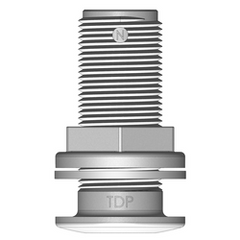 Tru Design Thruhull Domed White - 3/4 - 91232 - Steveston Marine and Hardware