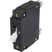 Blue Sea Systems C - Series White Toggle Circuit Breaker - Single Pole 15 Amp - 7352 - Steveston Marine and Hardware