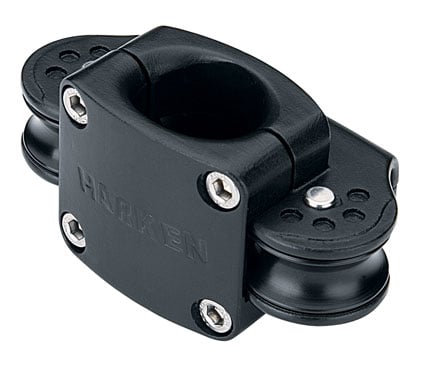 Harken 29mm Outboard stanchion lead block assembly