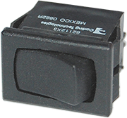 Blue Sea Systems Rocker Switch DPDT - ON-(ON) - 7493