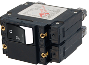 Blue Sea Systems C-Series Raised Rocker Circuit Breaker - Double Pole 50A