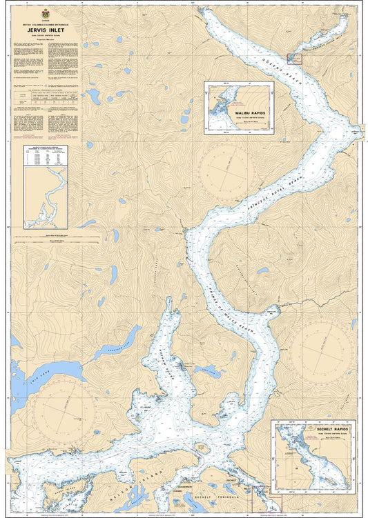 Chart 3515 - Knight Inlet