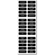 Blue Sea Systems Basic DC Panel Label Set - 30 Labels - 8030 - Steveston Marine and Hardware