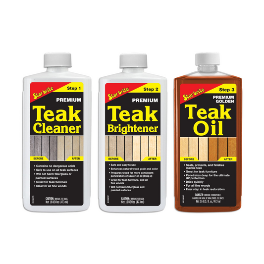 Starbrite Teak Care Kit Pint