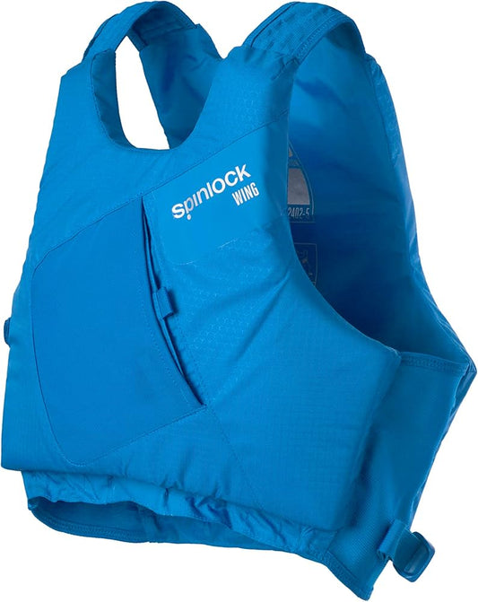 Spinlock Size 1 Wing Pfd Side Zip Blue