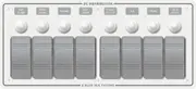 Blue Sea Systems Contura Water Resistant 12V DC Circuit Breaker Panel - White 8 Position - 8271 - Steveston Marine and Hardware