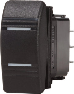 blue sea systems contura switch spdt black on-off-on - 8283